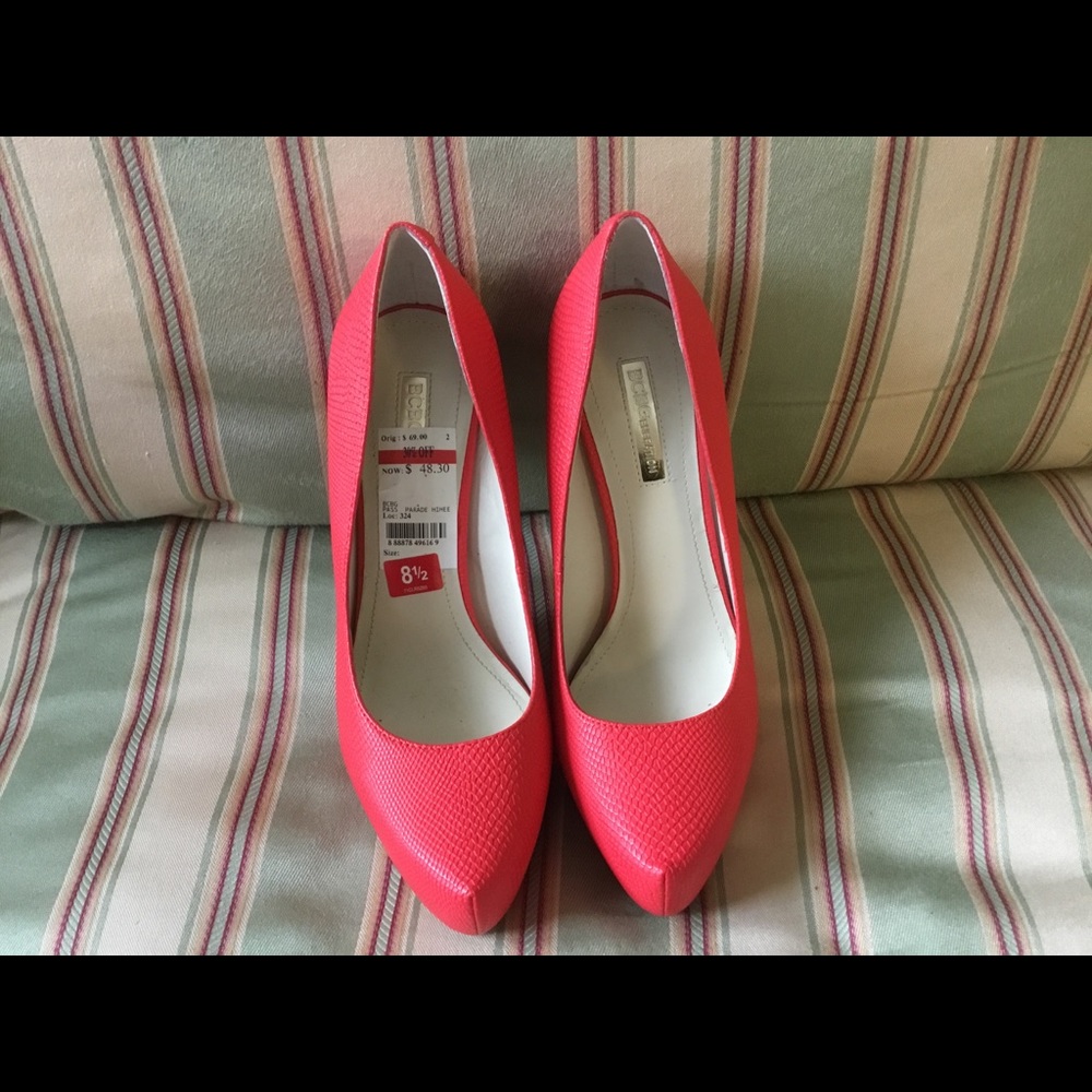 BCBGeneration Pink Parade Platform Pump.